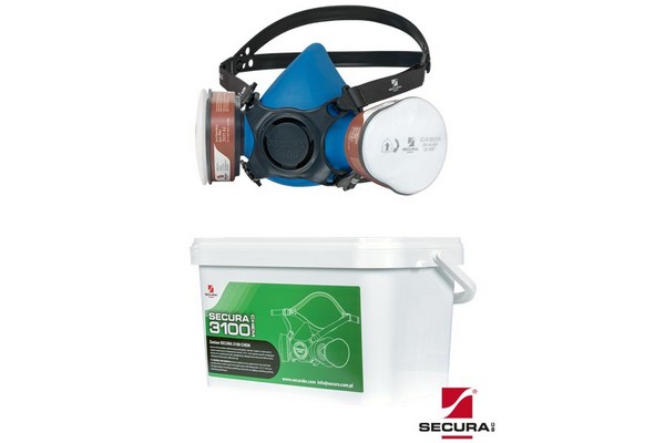 Maska ochronna Secura CHEM z filtrami