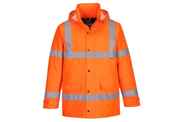 Kurtka robocza BHP ocieplana ostrzegawcza S460